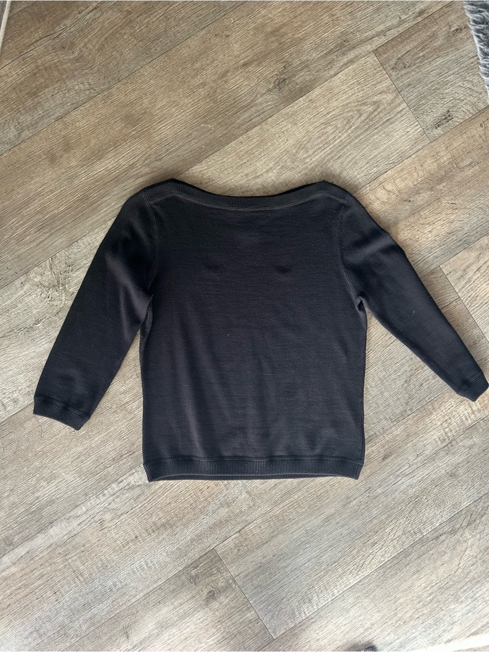 Ralph Lauren Women's Black Boatneck Sweater Petite